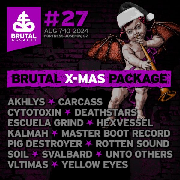 BRUTAL ASSAULT 2024 w Czechach – świąteczna dostawa zespołów do składu festiwalu