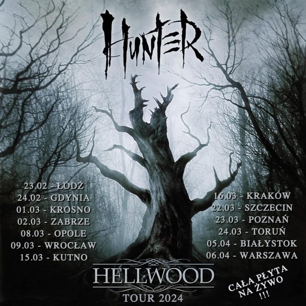 HUNTER wyrusza na wiosenną trasę z okazji 15-lecia płyty „Hellwood”