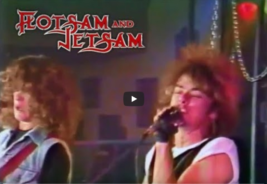 FLOTSAM & JETSAM Koncert Backstage Pass 1985