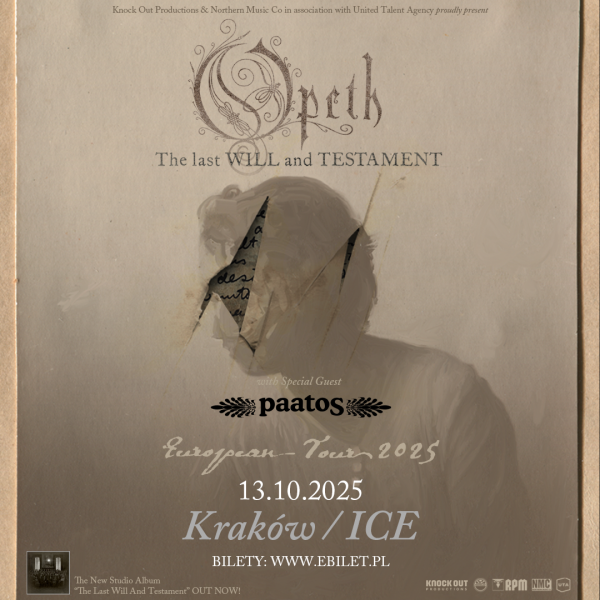 OPETH przyjeżdża jesienią do Krakowa
