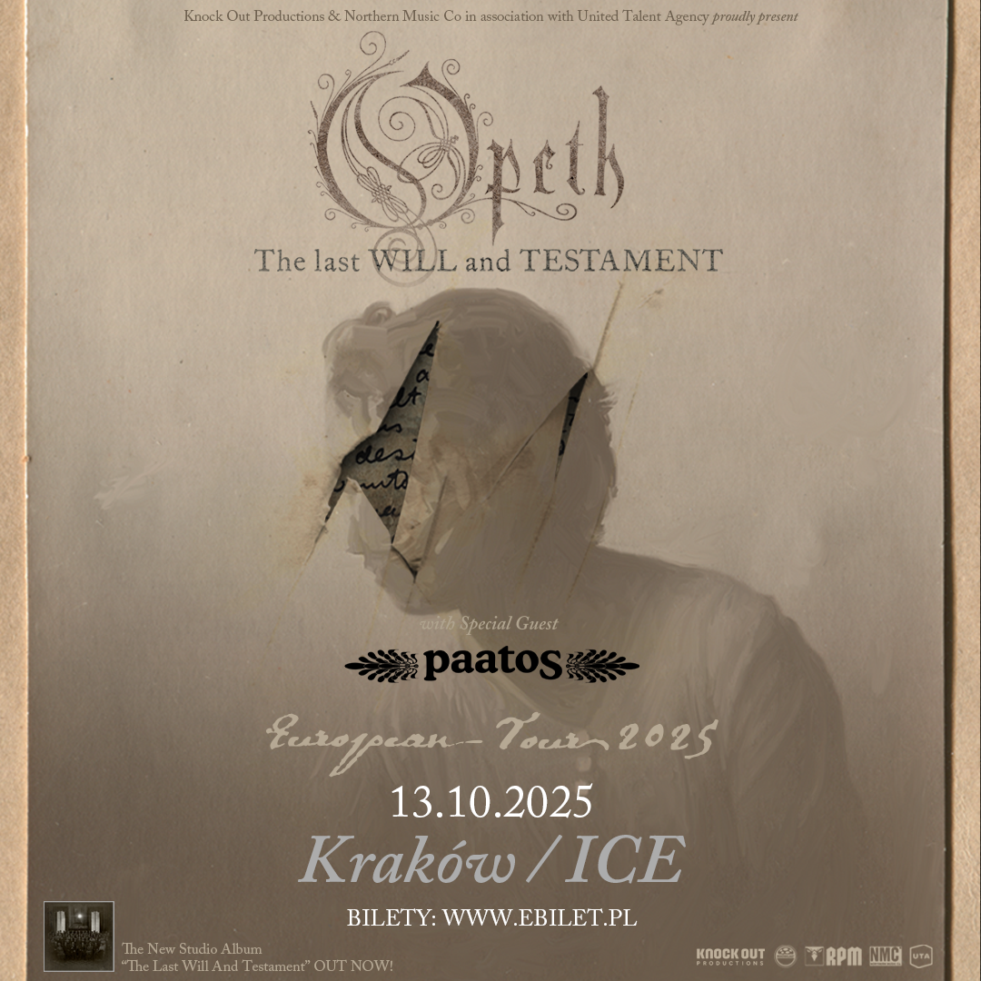 OPETH przyjeżdża jesienią do Krakowa